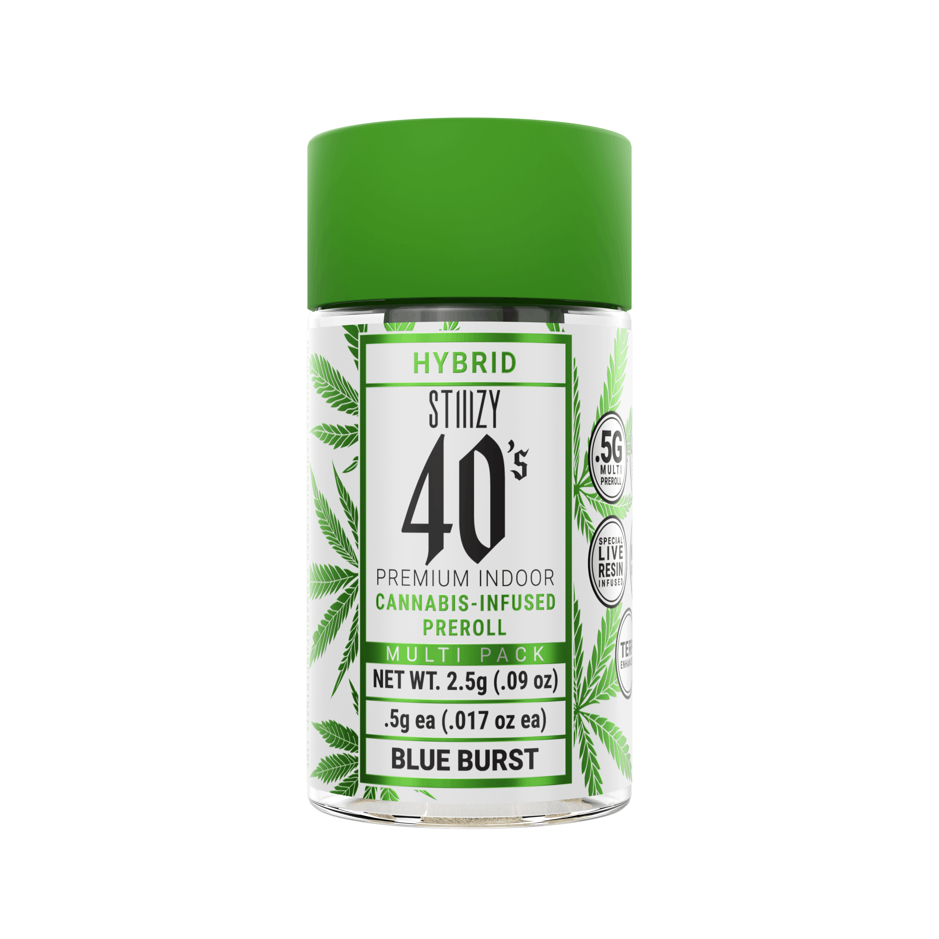 40's Blue Burst Infused Preroll (5pk)