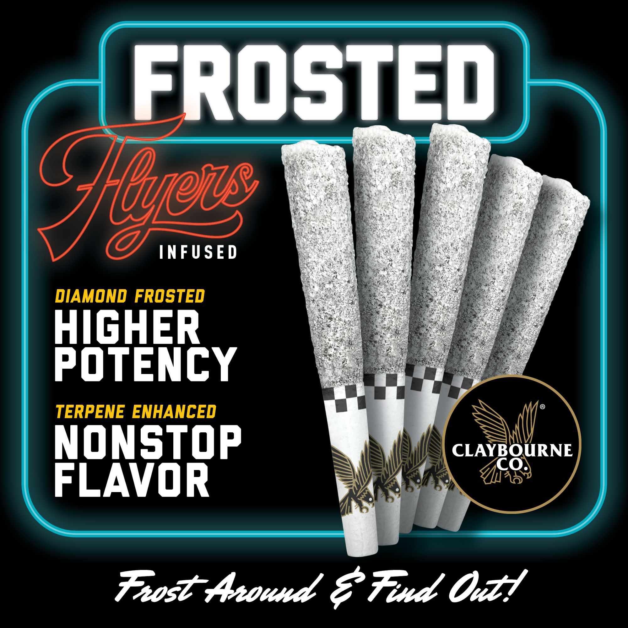 Pineapple Express Frosted Infused Preroll (5pk)