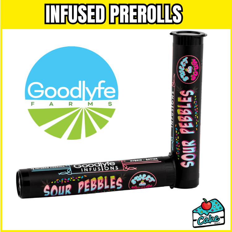 GOODLYFE 1G INFUSED PRE ROLL - SOUR PEBBLES