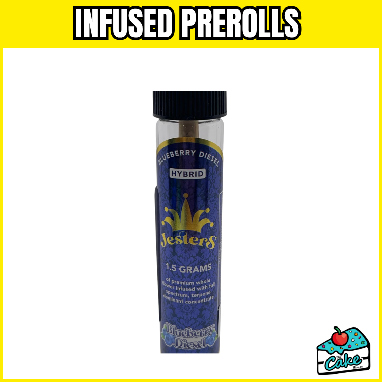 JESTERS 1.5G INFUSED PREROLL- BLUEBERRY DIESEL
