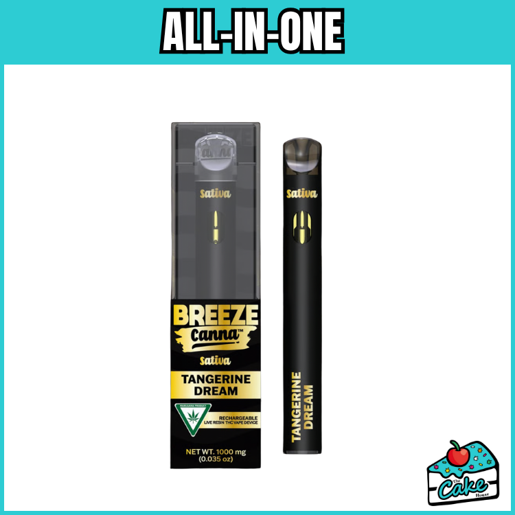 BREEZE 1G LIVE RESIN DISPOSOABLE - TANGERINE DREAM