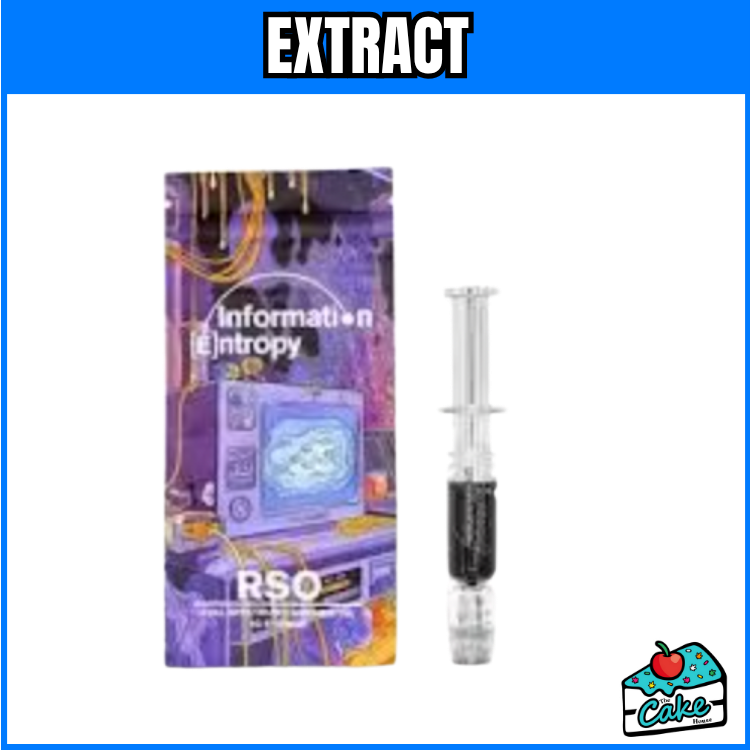 INFORMATION ENTROPY 2G RSO SYRINGE