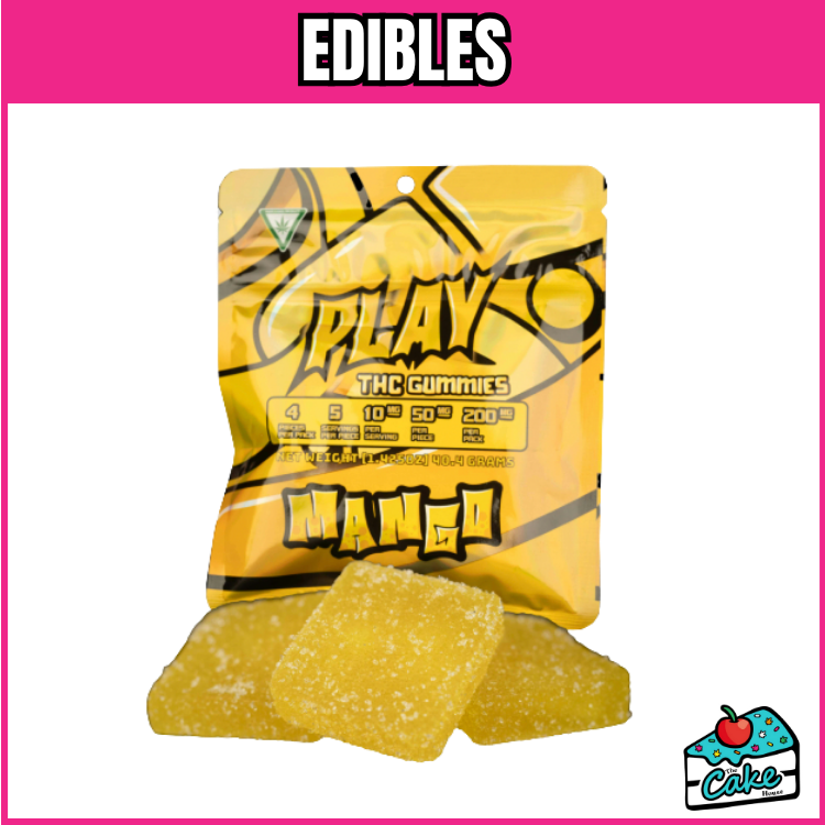 PLAY 200MG 4X50 GUMMIES - MANGO