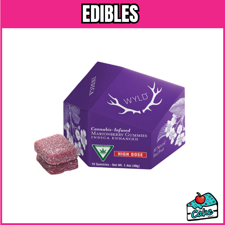 WYLD 200MG GUMMIES 10 PACK MARIONBERRY
