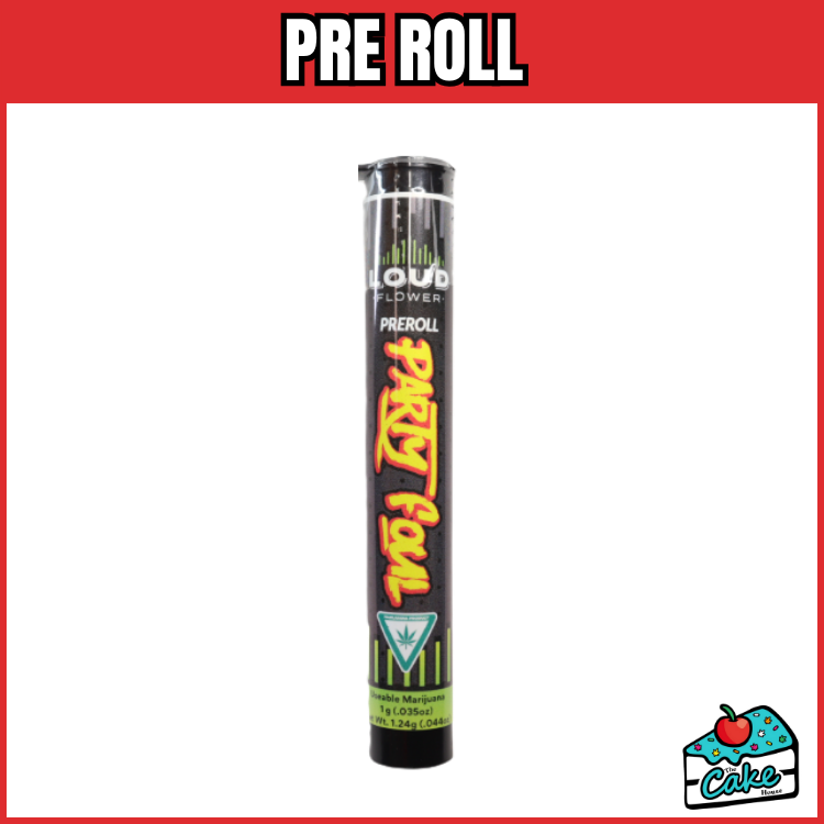 MI LOUD FLOWER 1G PRE ROLL - PARTY FOUL