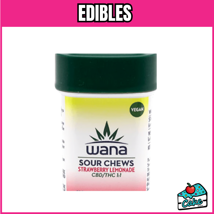 WANA 100MG GUMMIES STRAWBERRY LEMONADE 1:1