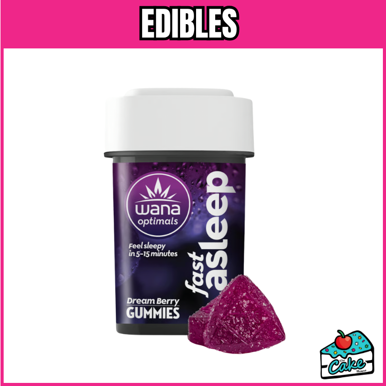 WANA OPTIMAL 100MG FAST ASLEEP GUMMIES 10 PACK- DREAM BERRY