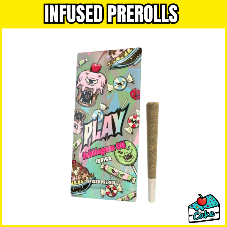 PLAY 1.2G INFUSED PRE ROLL - BUBBLEGUM OG