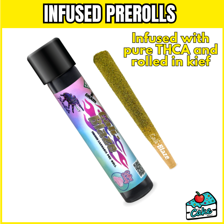 CALI BLAZE 1G INFUSED TARANTULA PREROLL- COTTON CANDY