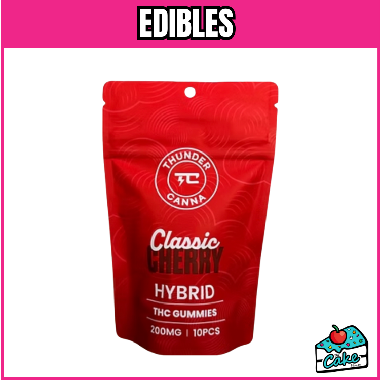 THUNDER CANNA 200MG GUMMIES 4 PACK - CHERRY