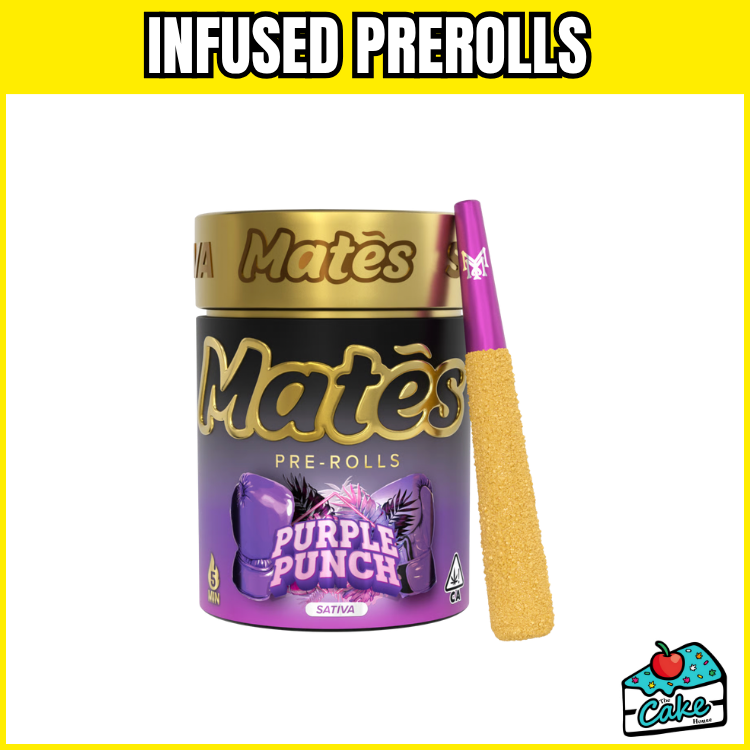 MUHA MEDS 3G MATES INFUSED PREROLL 5 PK - PURPLE PUNCH