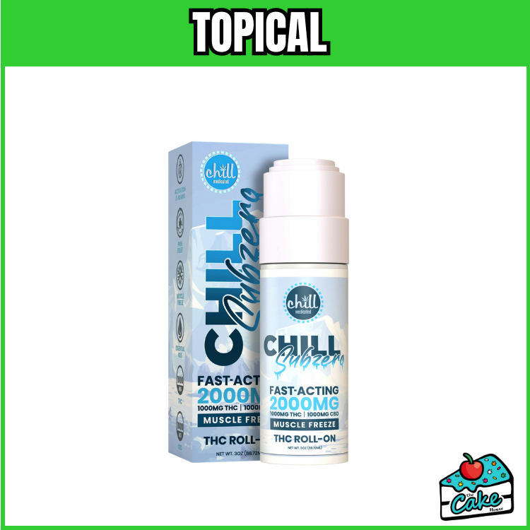 Shop Chill Medicated 2000mg roll on - subzero | The Cake House Michigan