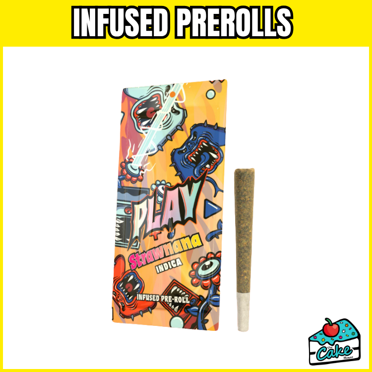 PLAY 1.2G INFUSED PRE ROLL - STRAWNANA