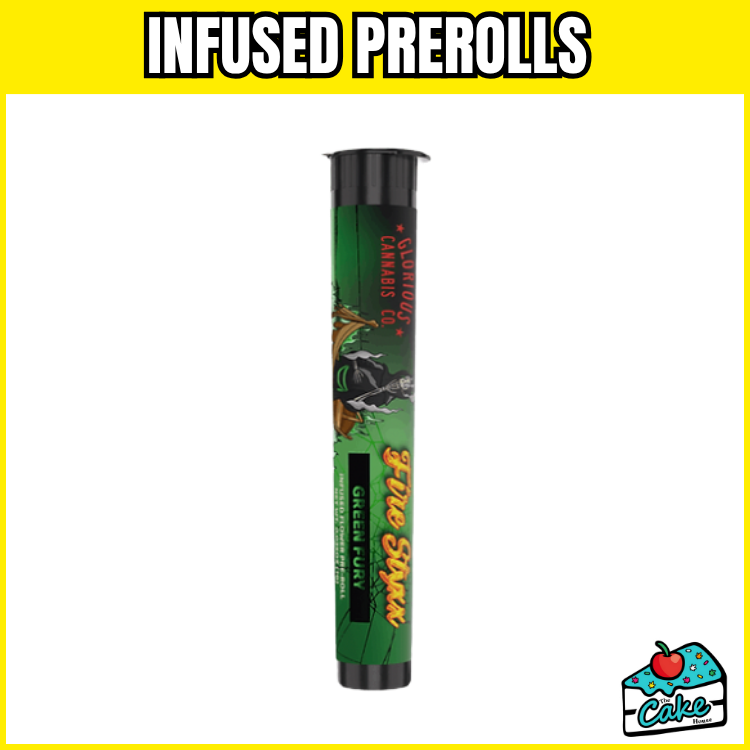 FIRE STYXX 1G THCA INFUSED PREROLL- GREEN FURY