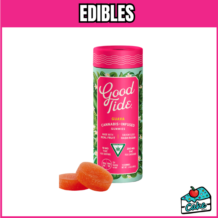 GOOD TIDE 200MG HASH ROSIN GUMMIES - GUAVA
