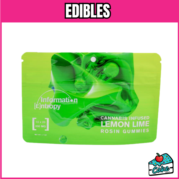 INFORMATION ENTROPY 200MG ROSIN GUMMIES - LEMON LIME