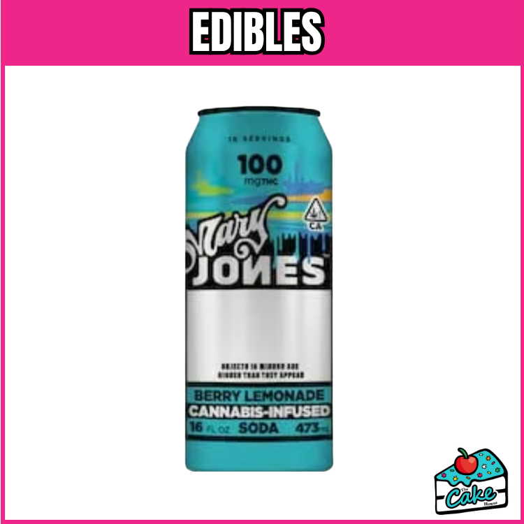 MARY JONES 100MG SODA - BERRY LEMONADE