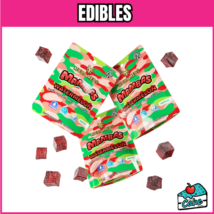 MUHA MEDS 200MG MAMBAS GUMMIES 10 PACK- WATERMELON