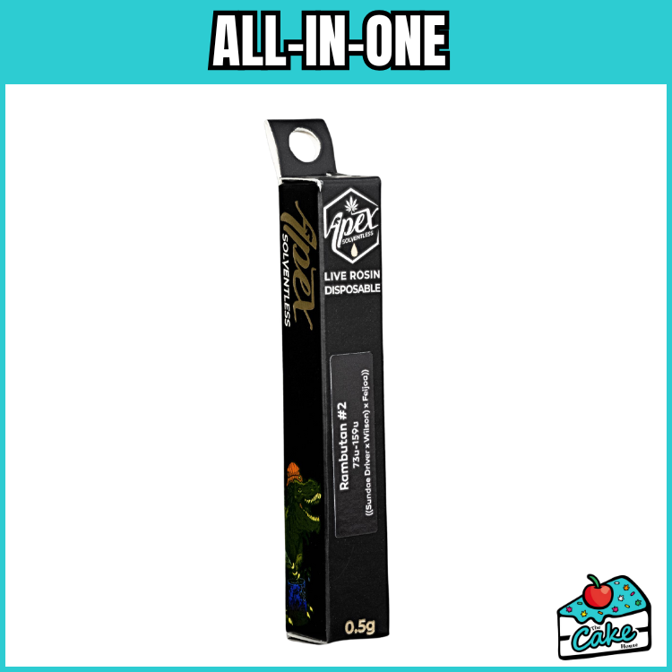 APEX 0.5G ROSIN DISPOSABLE VAPE - RAMBUTAN