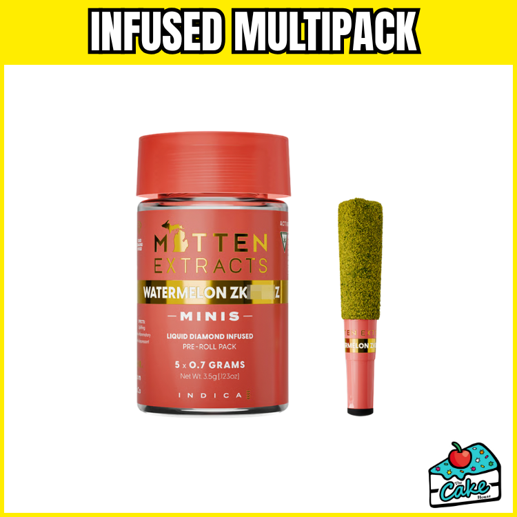 MITTEN 3.5G INFUSED PREROLL MULTIPACK- WATERMELON ZKITTLEZ