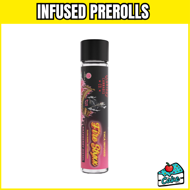 FIRE STYXX 1G THCA INFUSED PREROLL- RAZZBERRY DIESEL