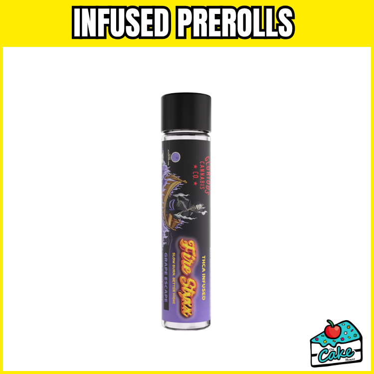 FIRE STYXX 1G THCA INFUSED PREROLL- GRAPE ESCAPE