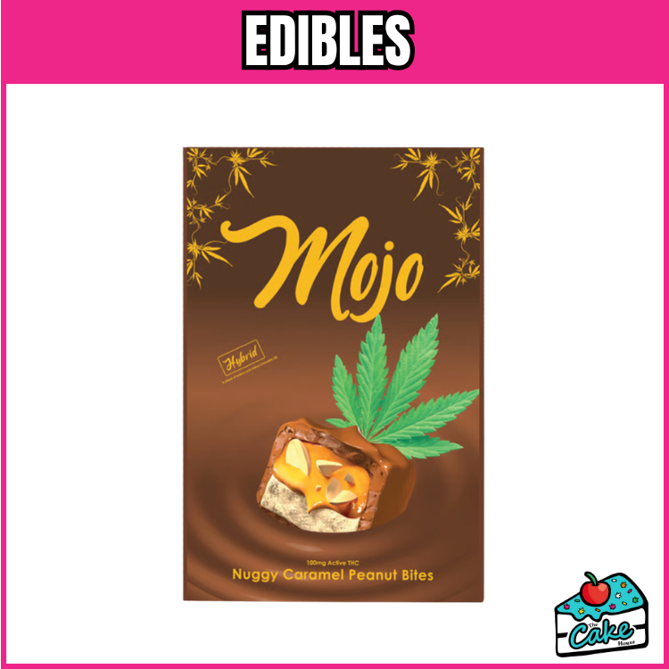 MOJO 200MG 10 PACK CHOCOLATES NUGGY CARAMEL PEANUT BITES