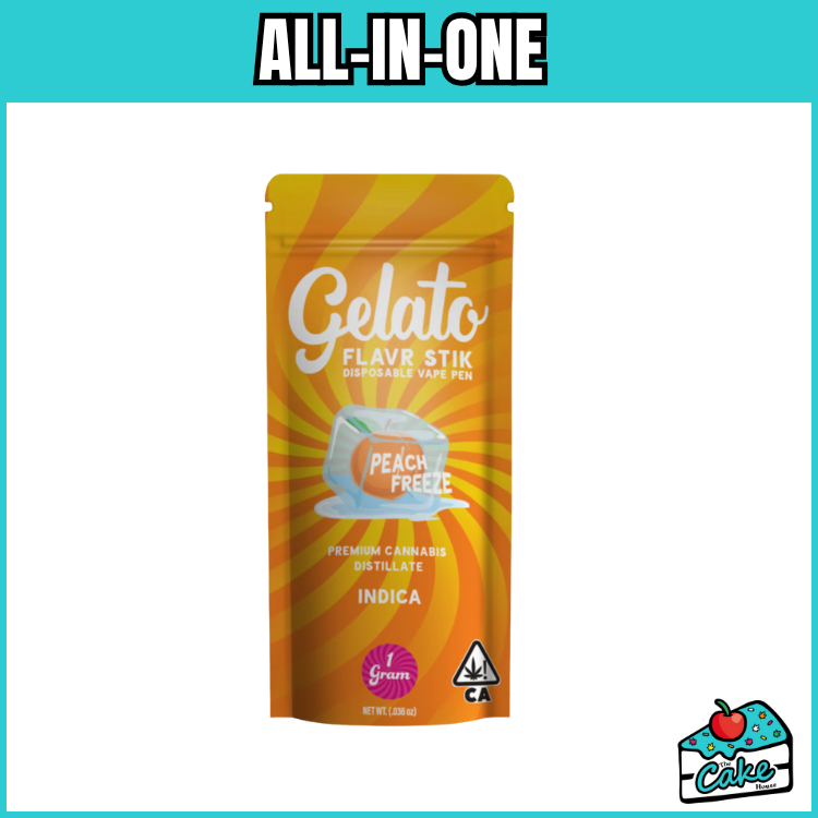 GELATO 1G DISPOSABLE - PEACH FREEZE