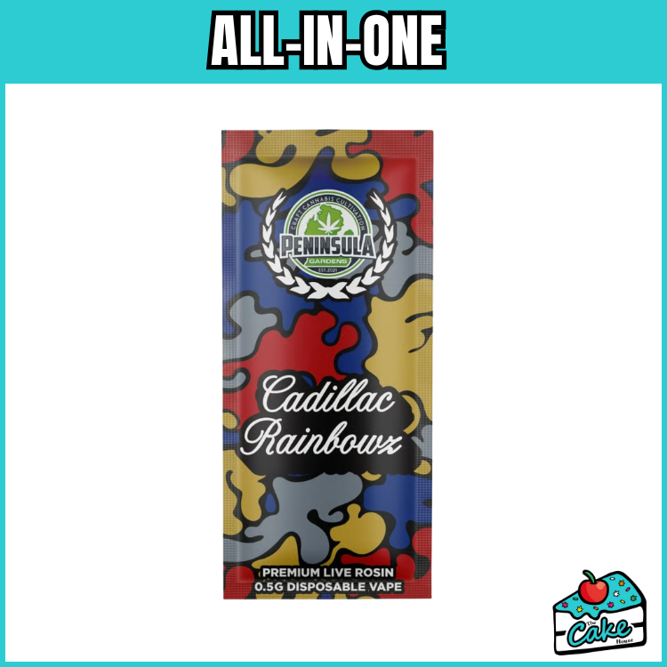PENINSULA GARDENS 0.5G DISPOSABLE ROSIN VAPE - CADILLAC RAINBOWS