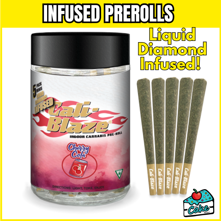 CALI BLAZE LIQUID DIAMOND INFUSED 5PK- CHERRY COLA
