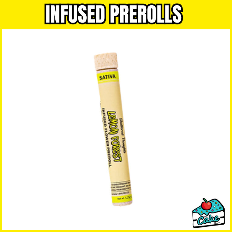 SHATTER THOUGHTS 1.25G INFUSED PREROLL- LEMON FOREST