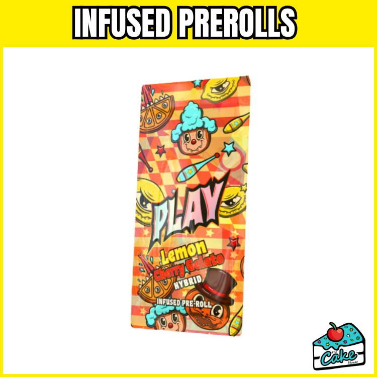 PLAY 1.2G INFUSED PRE ROLL - LEMON CHERRY GELATO