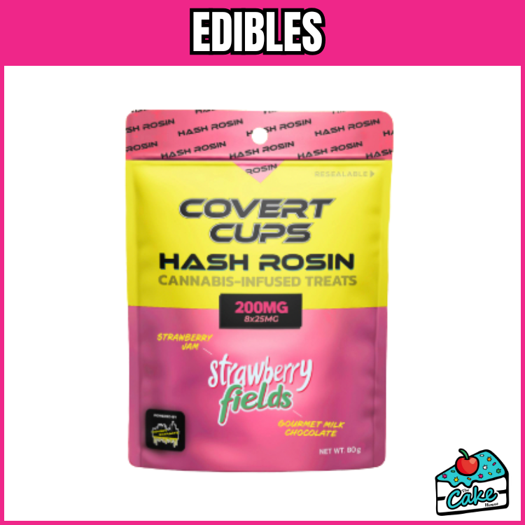 COVERT CUPS 200MG ROSIN 5 PACK- STRAWBERRY FIELDS