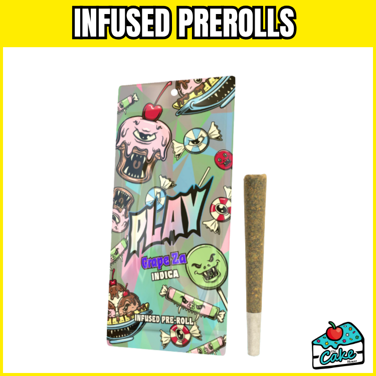 PLAY 1.2G INFUSED PRE ROLL - GRAPE ZA