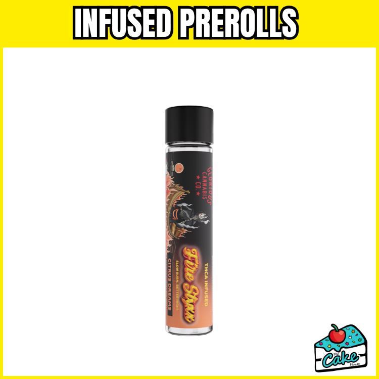 FIRE STYXX 1G THCA INFUSED PREROLL- ROSE RUSH