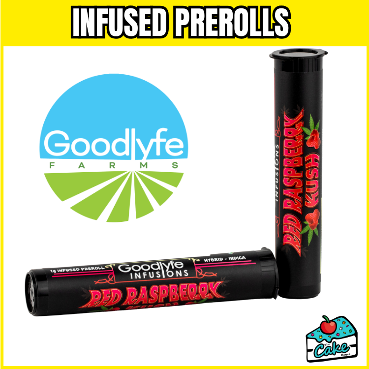GOODLYFE 1G INFUSED PRE ROLL - RED RASPBERRY KUSH