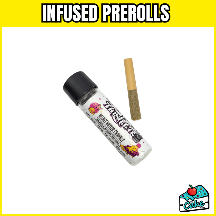 ICE KREAM HASH .5G SINGLE SCOOPS ROSIN INFUSED PREROLL- VELVET BUTTER CRUMBLE