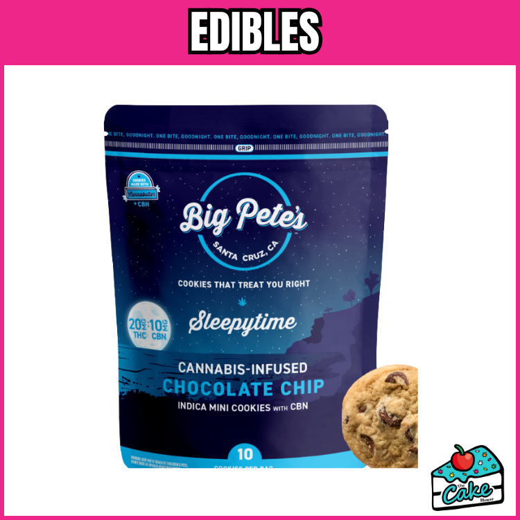 BIG PETE'S TREATS 200MG 10PK- MINI CHOCOLATE CHIP COOKIES SLEEPYTIME - CBN
