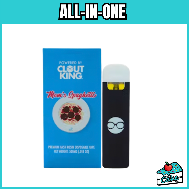 CLOUT KING 0.5G HASH ROSIN DISPOSABLE- MOMS SPAGHETTI