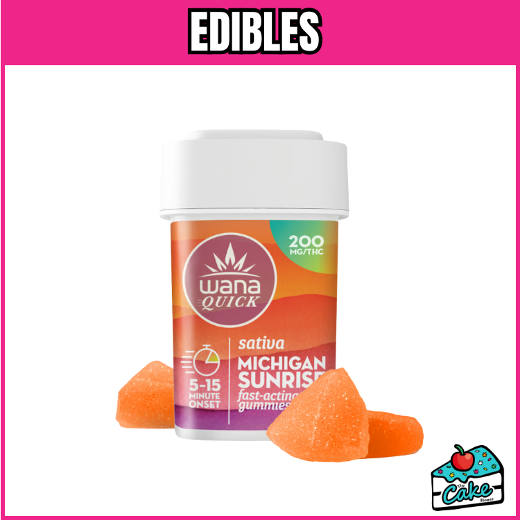 WANA 200MG QUICK GUMMIES - MICHIGAN SUNRISE