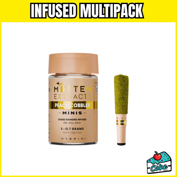 MITTEN 3.5G INFUSED PREROLL MULTIPACK- PEACH COBBLER