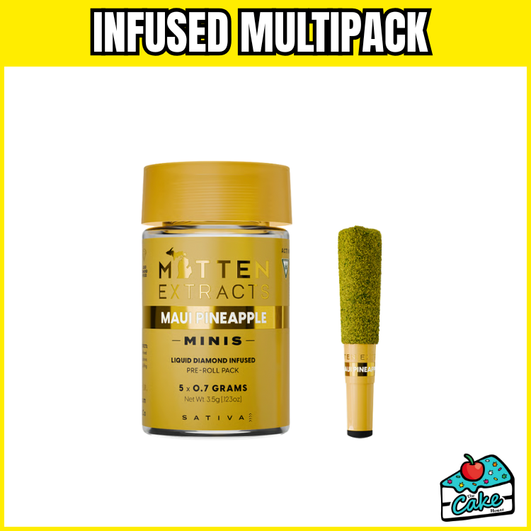 MITTEN 3.5G INFUSED PREROLL MULTIPACK- MAUI PINEAPPLE