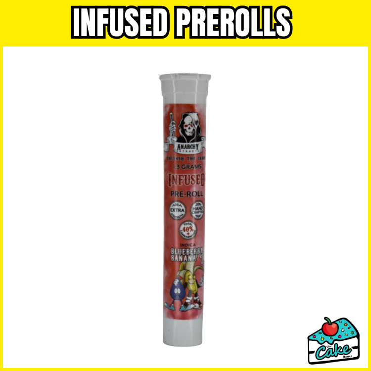 ANARCHY 1.3G INFUSED PREROLL - BLUEBERRY BANANA