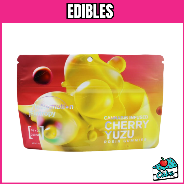 INFORMATION ENTROPY 200MG ROSIN GUMMIES - CHERRY YUZU
