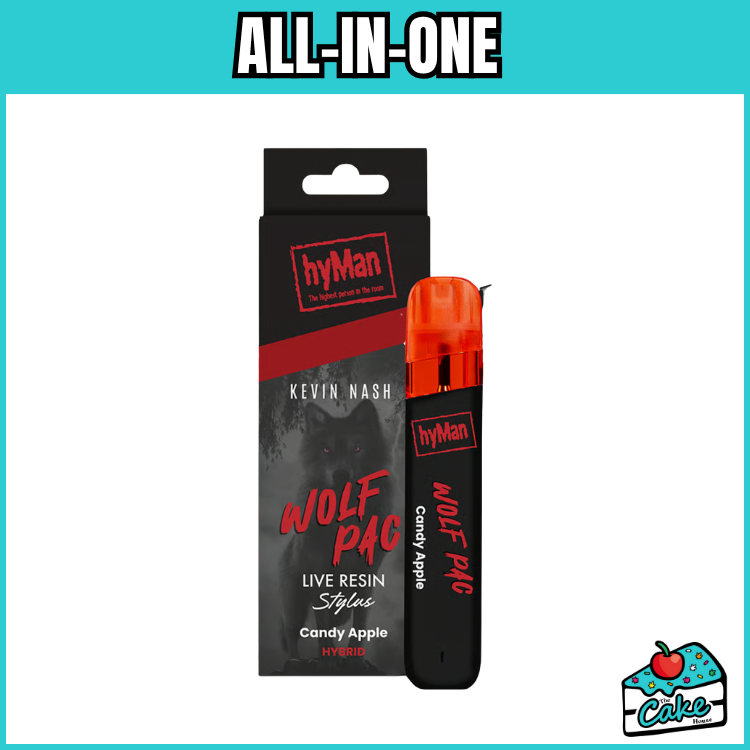 HYMAN 1G LIVE RESIN STYLUS DISPOSABLE LIVE RESIN VAPE - KEVIN NASH X WOLF PAC