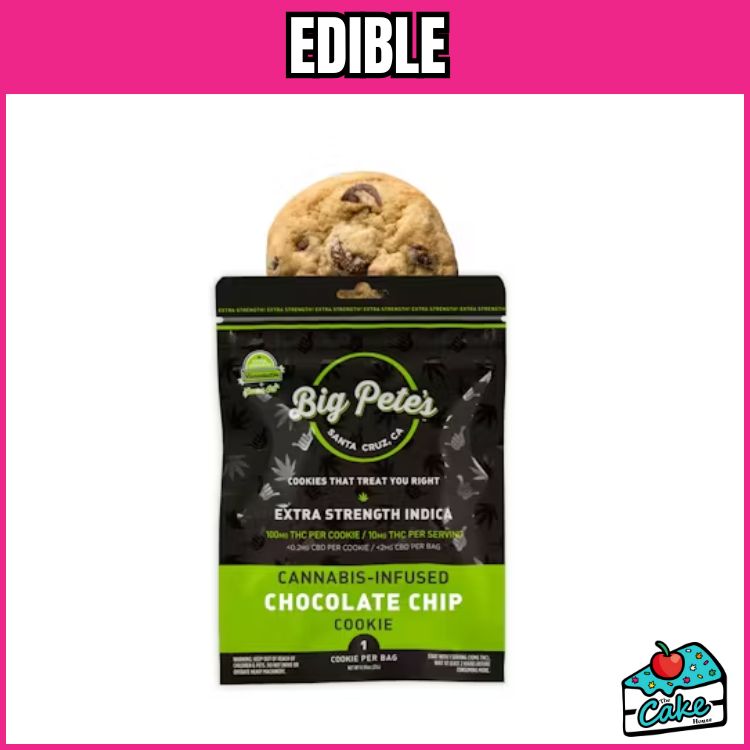 BIG PETE'S TREATS 200MG 1PK- CHOCOLATE CHIP COOKIE -INDICA