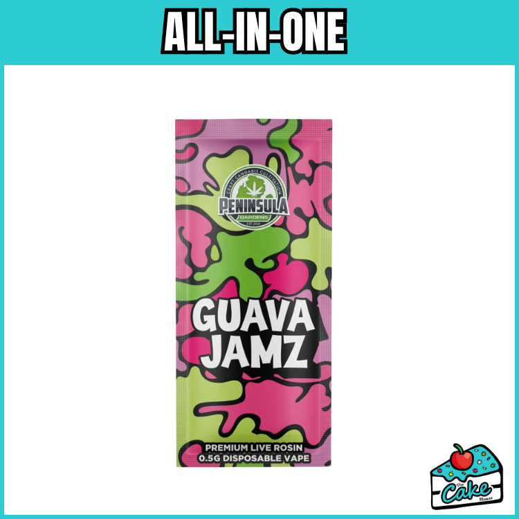 PENINSULA GARDENS 0.5G ROSIN DISPOSABLE - GUAVA JAMZ