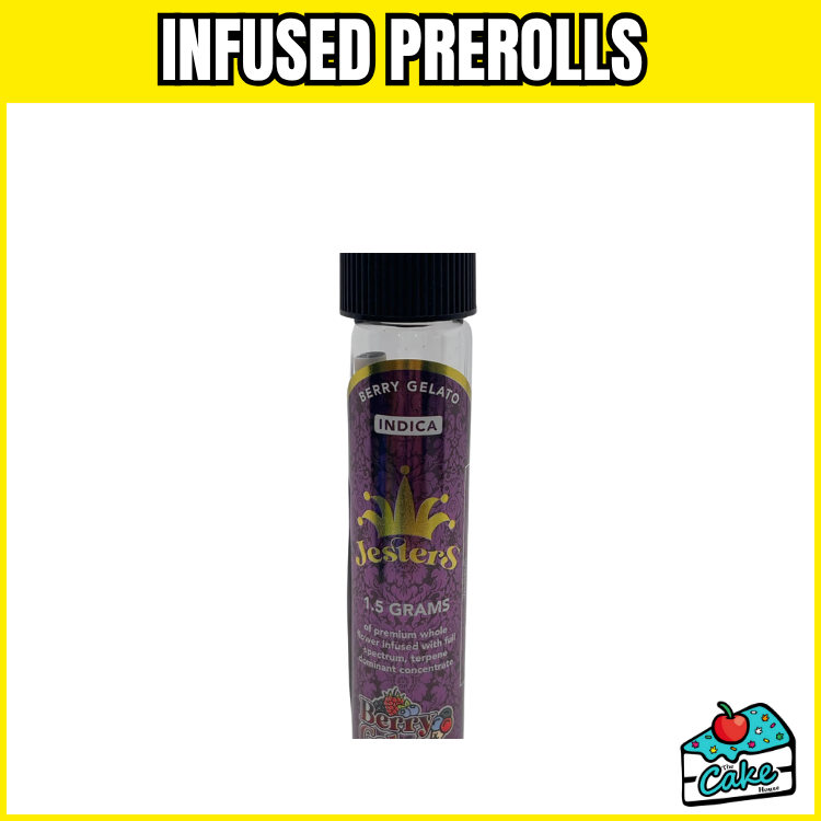 JESTERS 1.5G INFUSED PREROLL- BERRY GELATO