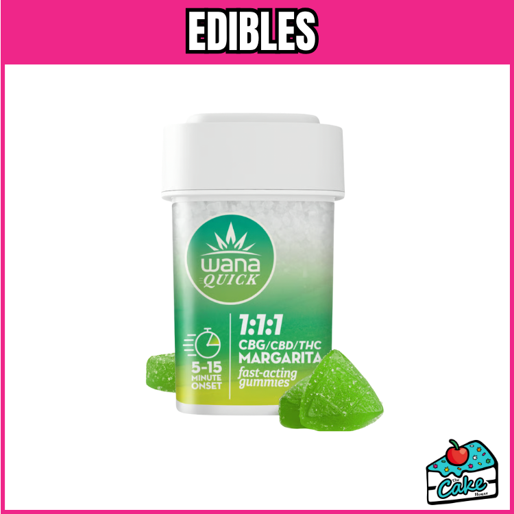 WANA 100MG QUICK GUMMIES - STRAWBERRY MARGARITA