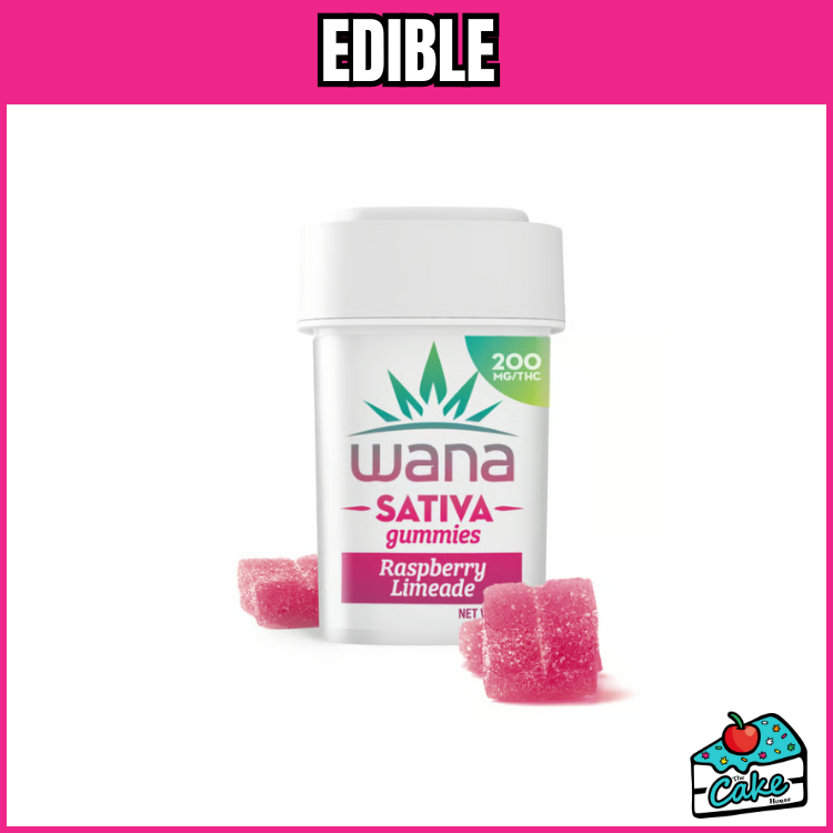WANA 200MG GUMMIES 10 PACK- RASPBERRY LIMEADE